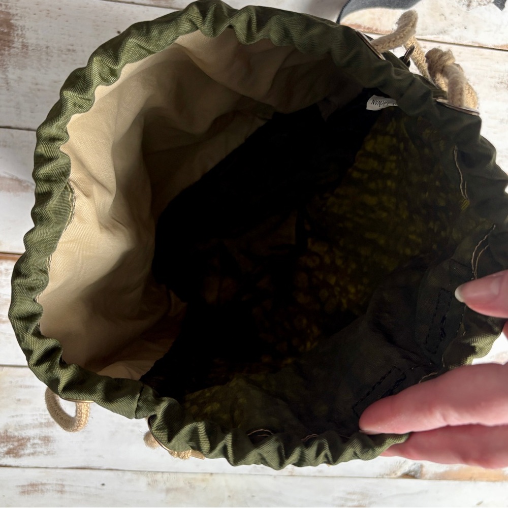 KIPLING vintage drawstring mini backpack crinkle … - image 7